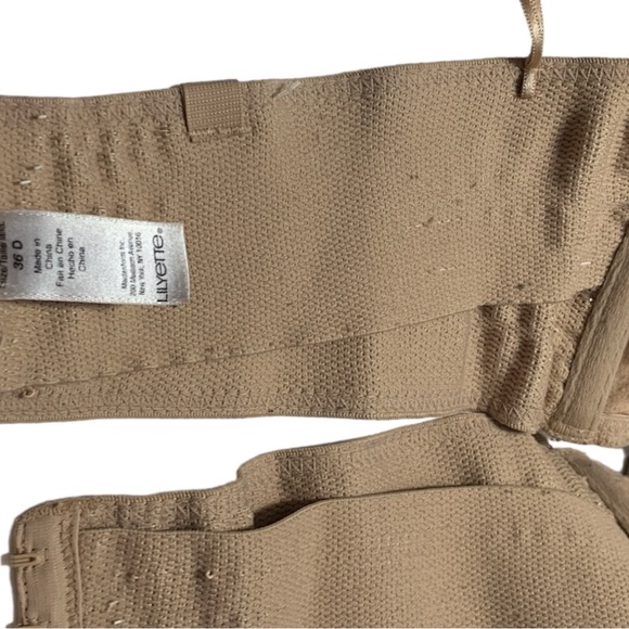 LILYETTE  Beige Strapless padded Bra Size 36 D - Picture 7 of 8